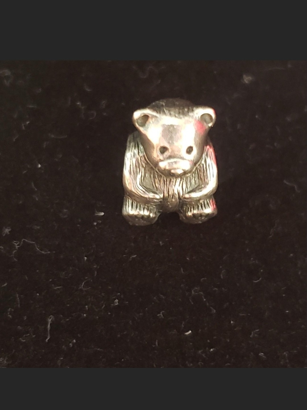 Pandora Silver Bear Charm in Shiny Silver Almost NEW